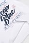 Conjunto 2pçs Carinhoso Curto Infantil Lettering Branco/Azul-Marinho - Marca Carinhoso