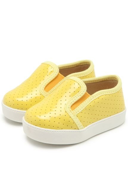 Slip On Dok Menina Amarela - Marca Dok