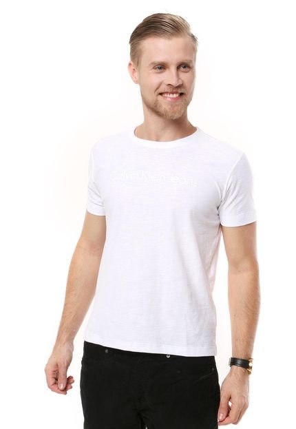 Camiseta Calvin Klein Jeans Street Branca - Marca Calvin Klein Jeans