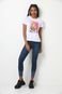 Camiseta Woman In The Frame Planet Girls Branco - Marca Planet Girls