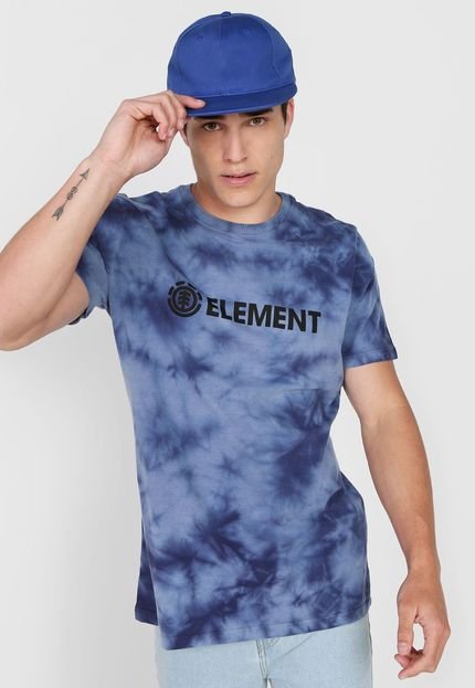 Camiseta Element Deep Sea Tie Dye Azul - Marca Element