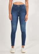 Calça Jeans Skinny Em Azul Médio - Marca Youcom