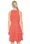 Vestido Banana Republic Curto Floral Paneled Laranja - Marca Banana Republic