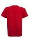 Camiseta Element Juvenil Vermelha - Marca Element