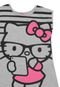 Vestido Hello Kitty Menina Cinza - Marca Hello Kitty