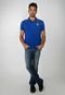 Camisa Polo Richards Escudo Azul - Marca Richards