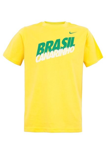 Camiseta Nike Brasil Core TD Amarela - Marca Nike