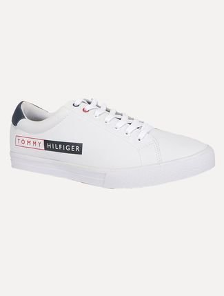 Tênis Tommy Hilfiger Masculino Couro Hockney 12Y Box Sneaker Branco