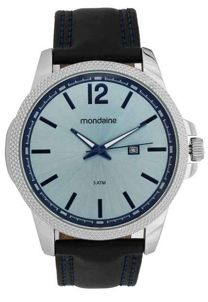 Relógio Mondaine 94980G0MVNH1 Prata/Preto - Marca Mondaine