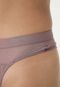 Calcinha Calvin Klein Underwear Fio Dental Micro Infinite Flex Lilás - Marca Calvin Klein Underwear