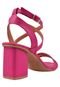 Sandália Salto Grosso Rosa Chic Calçados Salto Baixo 5 cm Bloco Pink - Marca Rosa Chic Calçados