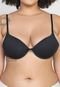 Sutiã Hope Push-Up Touch Preto - Marca Hope