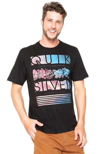 Camiseta Quiksilver Waves Preta - Marca Quiksilver