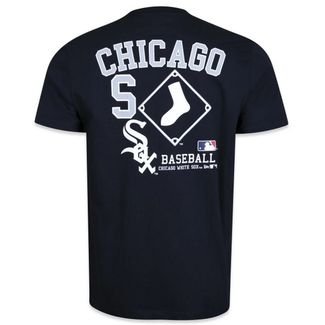 Camiseta New Era Regular Chicago White Sox Preto