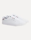 Tênis Tommy Hilfiger Masculino Couro Hockney 9Y Easy Go Branco - Marca Tommy Hilfiger