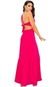 Vestido Longo Multiformas Lina Amarração Rosa - Marca Cia do Vestido