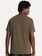 Camiseta Ellus Masculina Cotton Pima Originals Logo Marrom Claro - Marca Ellus