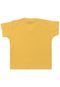 Camiseta Fakini Menino Liso Amarelo - Marca Fakini
