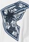 Camiseta Manga Curta Famous Armament Boh Mss Branca/Azul - Marca Famous