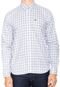 Camisa Lacoste Regular Fit Clássica Branca/Cinza - Marca Lacoste