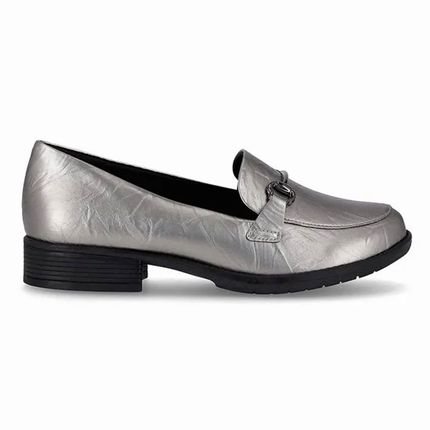 Mocassim Loafer Feminino Leci Pewter Piccadilly 653001-1 - Marca Piccadilly