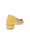 Peep Toe FiveBlu Vazado Amarelo - Marca FiveBlu