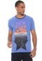 Camiseta Calvin Klein Jeans Estampada Azul - Marca Calvin Klein Jeans