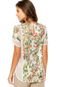 Blusa Luigi Bertolli Floral Branca - Marca Luigi Bertolli