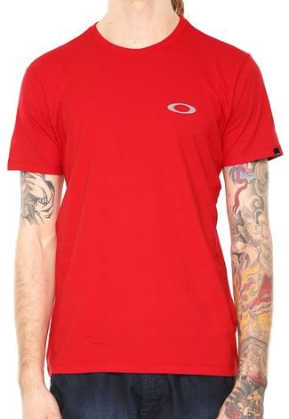 Camiseta Oakley Ellipse Vermelha - FutFanatics