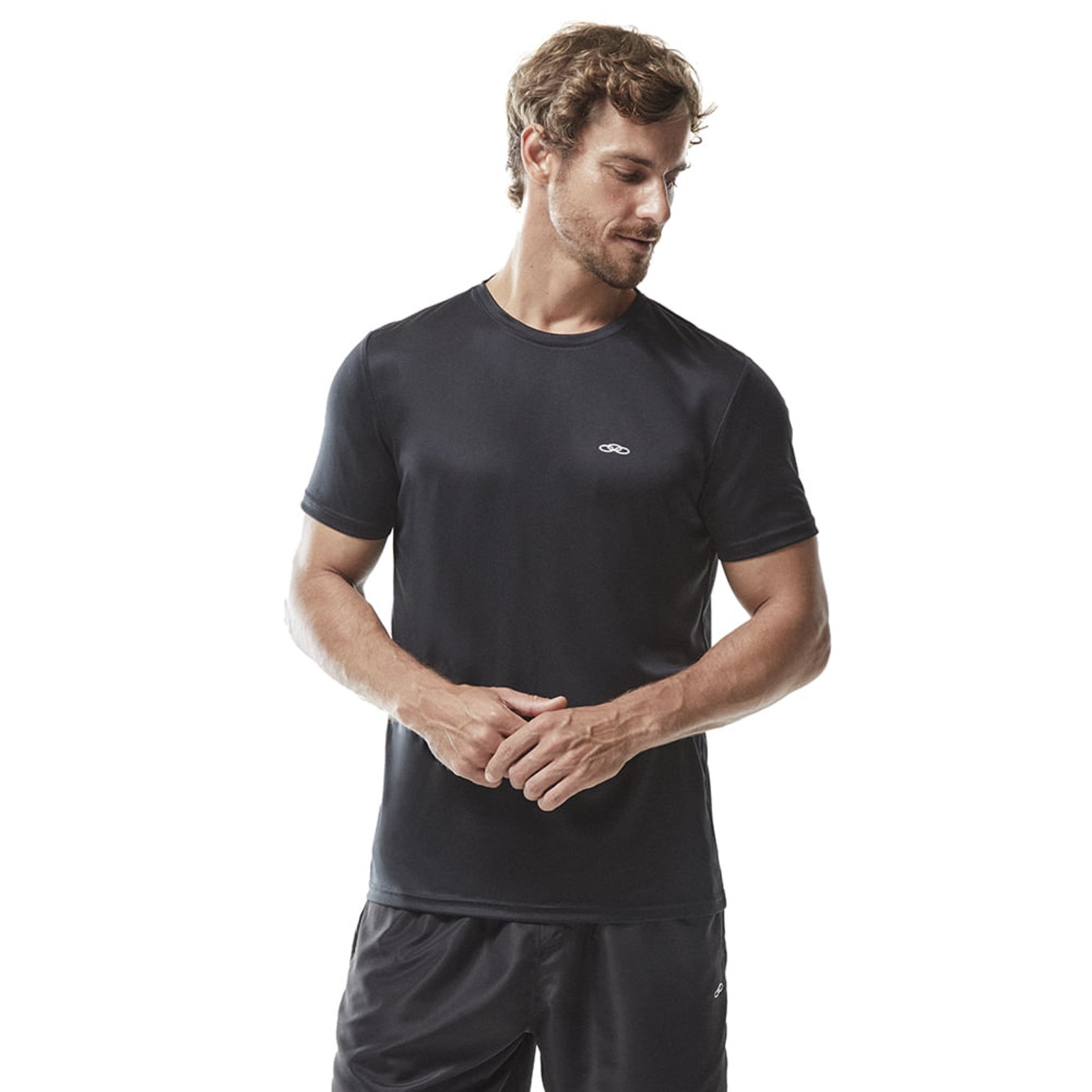 Camiseta Essential Olympikus Masculina GG Preto - Marca Olympikus