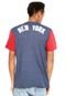 Camiseta New Era 36 New York Yankees Azul/Vermelha - Marca New Era