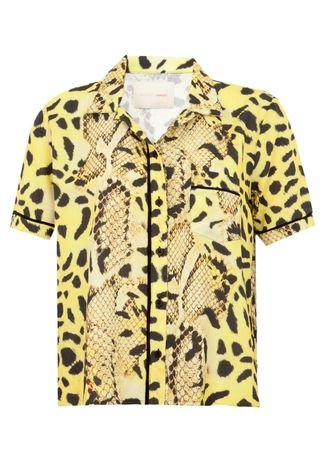 Camisa Sommer Clássica Snake Amarela