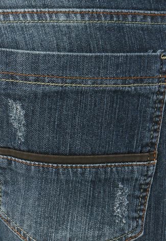 Calça Jeans TNG Reta Puído Azul