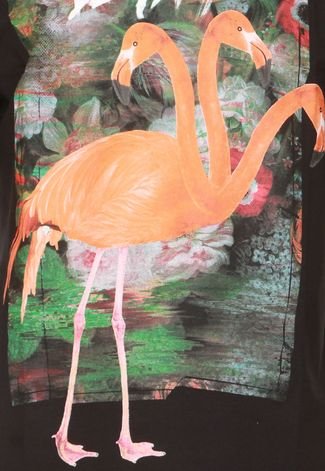 Camiseta Blunt Freak Flamingo Preta
