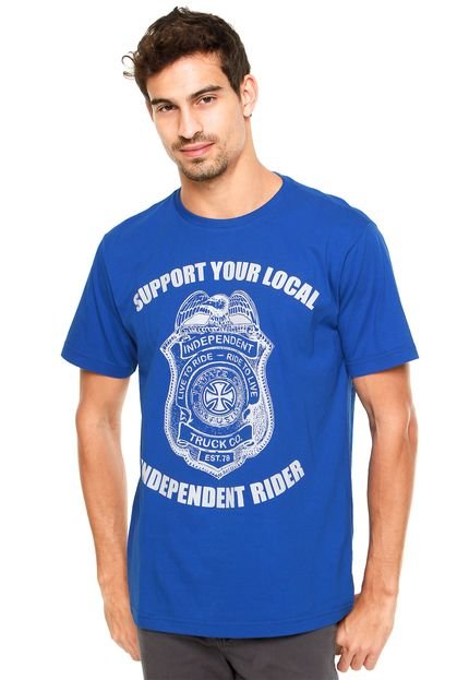 Camiseta Independent Badge Azul - Marca Independent