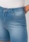 Shorts Jeans Crawling Meia Coxa Azul Azul - Marca Crawling