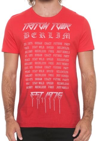 Camiseta Triton Tour Vermelha