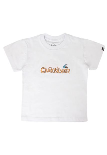 Camiseta Kids Word Quiksilver Infantil Branca - Marca Quiksilver