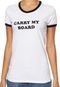 Camiseta Hurley Carry My Board Ringer Branca - Marca Hurley