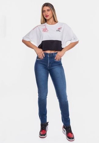 Camiseta Ecko Oversized Feminina Especial 30 Anos Branca
