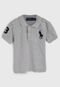 Camisa Polo Polo Ralph Lauren Infantil Logo Cinza - Marca Polo Ralph Lauren