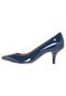 Scarpin My Shoes Salto Médio Básico Azul - Marca My Shoes