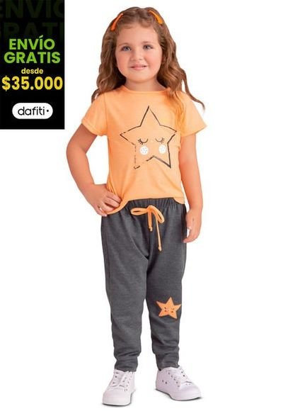 Conjunto Infantil Naranja Mp 87651 Compra Ahora Dafiti Colombia