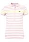 Camisa Polo Lacoste Striped Rosa - Marca Lacoste