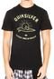 Camiseta Quiksilver Skull Surf Preta - Marca Quiksilver