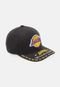 Boné Mitchell & Ness NBA Against The Best Pro Snapback Los Angeles Lakers Preto - Marca Mitchell & Ness