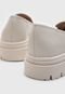 Mocassim Moleca Liso Branco - Marca Moleca