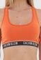 Top Calvin Klein Underwear Nadador Logo Laranja - Marca Calvin Klein Underwear