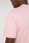 Camiseta Aleatory Logo Bordado Rosa - Marca Aleatory