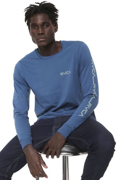 Camiseta RVCA Lobitos Azul - Marca RVCA